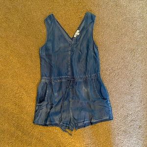 Women’s denim romper- medium